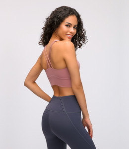 <span class=keywords><strong>Hot</strong></span> Sexy Girls <span class=keywords><strong>Fitness</strong></span> Ladies Girls Running Gym Sports Yoga Bra Tops para mujeres - Product Image 2