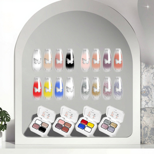 New Arrival Four-Grid Pallet UV <b>Nail</b> Polish <b>Set</b> Professional Soak-Off DIY Salon Patting <b>Gel</b> <b>Nail</b> Designer LED Painting <b>Gel</b> - Product Image 1