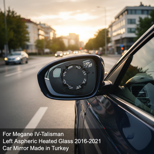 Espejo Retrovisor Izquierdo Asférico con Calefacción para Megane IV-Talisman 2016-2021 963664523R, Fabricado en Turquía - Product Image 3