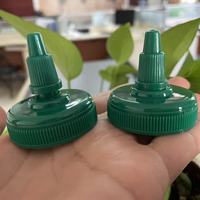 Bouchon torsadé côtelé PP 38-410 pour flacons souples, bouchon pointu en plastique 38 mm, bouchon torsadé 38/400