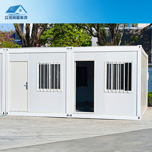 Maisons conteneurs 20ft 40ft à construire facilement, avec isolation thermique des murs et du toit, équipements et pièces personnalisables - Product Image 1