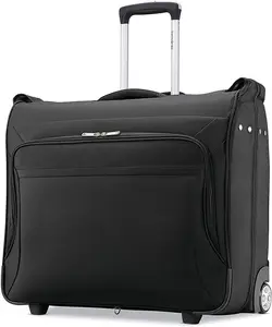 Hexin equipaje spinner a bordo equipaje en vertical bolsa de ropa de tela suave avión traje de la ropa bolsas bolsa