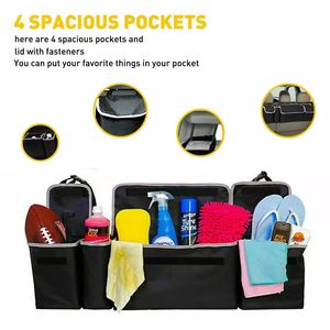 Borsa portaoggetti grande per bagagliaio auto Mico Bangcan in tessuto Oxford, con ganci, adatta per sedile posteriore e bagagliaio - Product Image 5