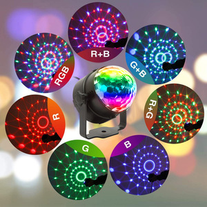 Điều Khiển Từ Xa LED Nhỏ Magic Ball USB Mini Đảng Pha Lê Magic Ball Light DJ Đầy Màu Sắc Xoay KTV Đèn Sân Khấu RGB - Product Image 4