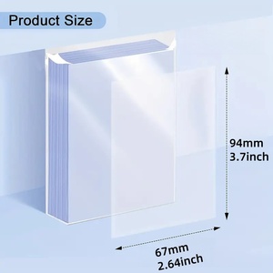 Fundas Protectoras para Tarjetas Soft Penny, 2-5/8 X 3-5/8, 2 Mil, Transparentes, Sin PVC, Libres de Ácido, Plástico PP, Impresión Láser - Product Image 2