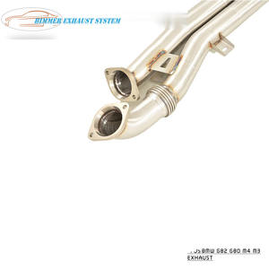El fabricante de BMW con principios querría trabajar con distribuidores extranjeros para el sistema de escape de tubo medio de igual longitud BMW SUS 304 M4 - Product Image 2