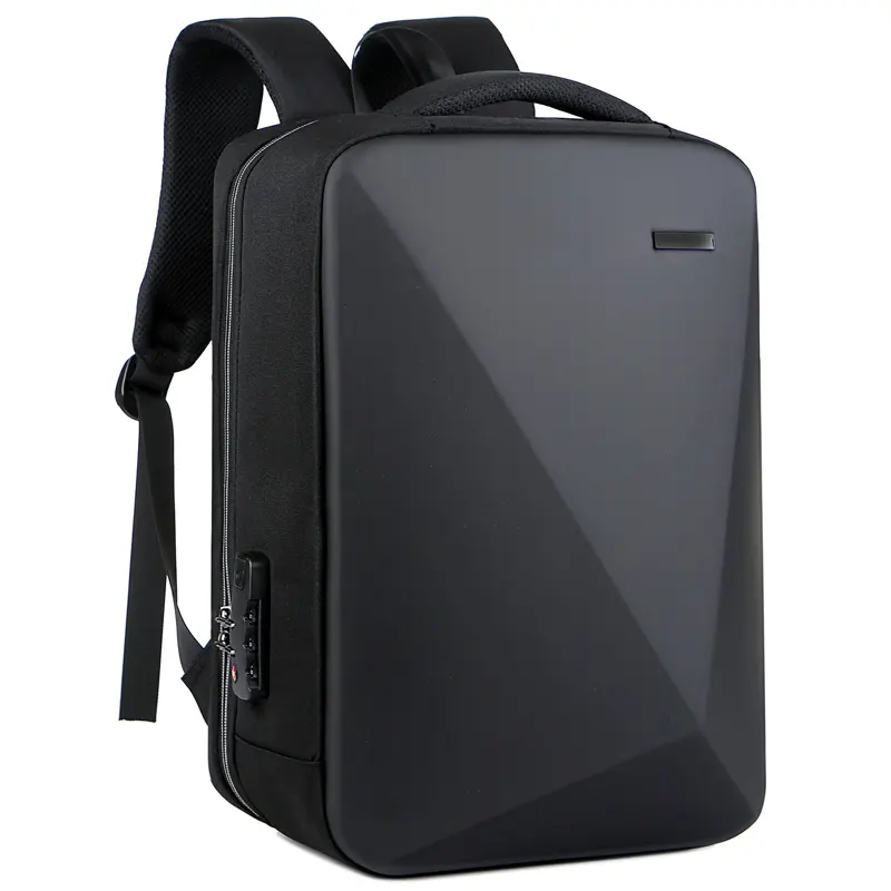 Жесткий рюкзак для ноутбука с противоугонным замком