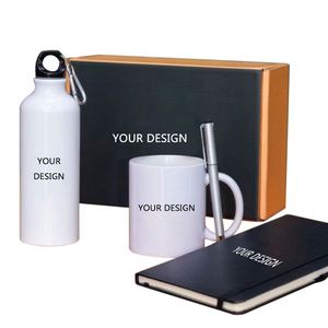 Set de Bienvenida Personalizado de Alta Gama para Oficina - Caja de Regalo de Papelería Promocional con Taza Termo y Cuaderno para Nuevos Empleados - Product Image 1
