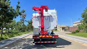 Réservoir d'alimentation en vrac de 36m ³ Boîte à fourrage pour porcs de haute qualité Camion de livraison d'aliments <span class=keywords><strong>Transport</strong></span> d'aliments Taille personnalisée avec tarière - Product Image 5