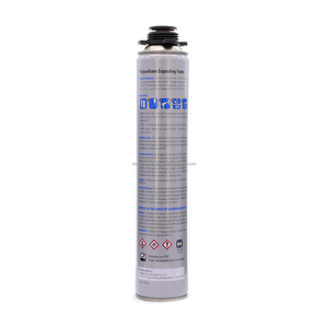 Aerosol de espuma PU estándar AIBO de 500ml, espuma expansible de alta densidad para trabajos de sellado de construcción en general - Product Image 3