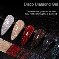 YOUGEL Auto Marque Prix Usine UV/LED Soak Off Échantillon Gratuit Flash Brillant Paillettes Disco Diamant Gel Polonais avec OEM/ODM