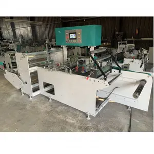 Mold-type Wide PVC and PET-G Shrink Sleeve Center Seaming&gluing Machine Plastic Bag Making Machine Wrap Plastic Machine Small