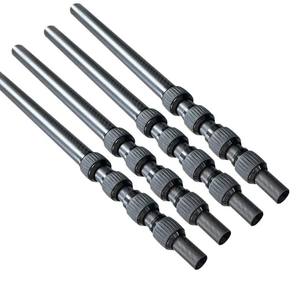 O peso leve super 4 seções personaliza a fibra Pólo telescópico do carbono para caminhar o <span class=keywords><strong>detector</strong></span> de metais - Product Image 3