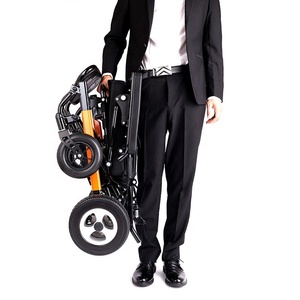 Amazon Diskon Besar Modis Kursi Roda Lipat Remote Control Dapat Dilipat Kursi Roda Listrik Ringan Warna Pilihan Buka dan Lipat Otomatis - Product Image 1