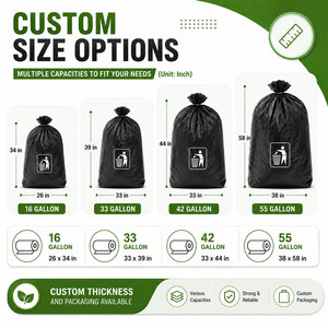 <span class=keywords><strong>Sacchi</strong></span> per Rifiuti in HDPE Riciclabile con Logo Personalizzato, Grado Industriale di Alta Qualità - Product Image 4