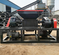 Broyeur de pneus usagés robuste avec système PLC pour le recyclage du caoutchouc