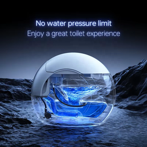Inodoro Inteligente de Lujo con Control Remoto, Bidé Electrónico, Diseño Esférico, Descarga Automática, Modelo M6 Core P - Product Image 3