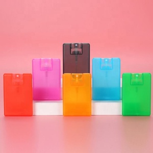 Custom Logo Empty 10ml 20ml 30ml Flat Pocket <b>Spray</b> Perfume PP <b>Plastic</b> Credit <b>Spray</b> Card <b>Bottle</b> for Travel - Product Image 2