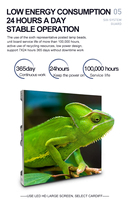 Écran vidéo LED mural Kawden à pas fixe GOB P1.25/P1.53/P1.86/P2/P2.5/P3, écran LED couleur pleine pour centre commercial