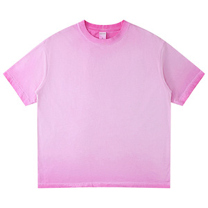 T-shirt unisexe ample délavé à l'acide, impression DTG, t-shirt surdimensionné, 100% coton, t-shirt vintage pour homme, vente en gros - Product Image 3