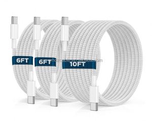 Nylon Braided 240W USB C to USB C <b>Cable</b> TYPE C Fast <b>Charging</b> <b>Cable</b> for iPhone 16 15 Samsung Android <b>Charging</b> Data Transfer <b>Cable</b> - Product Image 1