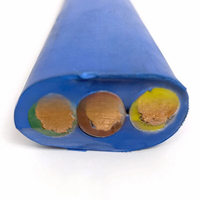 Câble de pompe submersible plat JHSB 2,5 mm² 3 mm² 6 mm² 10 mm² 3 conducteurs, isolé en caoutchouc, résistant à l'eau, flexible