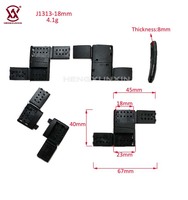 Connecteurs de sécurité détachables en plastique pour lanières de 15 mm et 20 mm