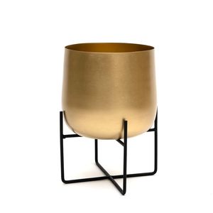 กระถางต้นไม้โลหะตกแต่งสไตล์โบราณสำหรับตกแต่งบ้านและสวนแบบคลาสสิก - Product Image 3
