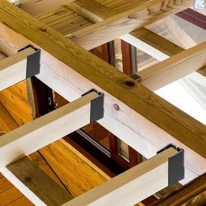 Ancrage de support de support de poutre en <span class=keywords><strong>bois</strong></span> à un côté <span class=keywords><strong>pour</strong></span> la construction de gazebo de poteaux d'auvent - Product Image 4