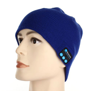 Casque sans fil intelligent pour le sport, <span class=keywords><strong>bonnet</strong></span> musical <span class=keywords><strong>avec</strong></span> haut-parleur intégré pour téléphone portable, idéal pour l'hiver et garde les oreilles au chaud - Product Image 4