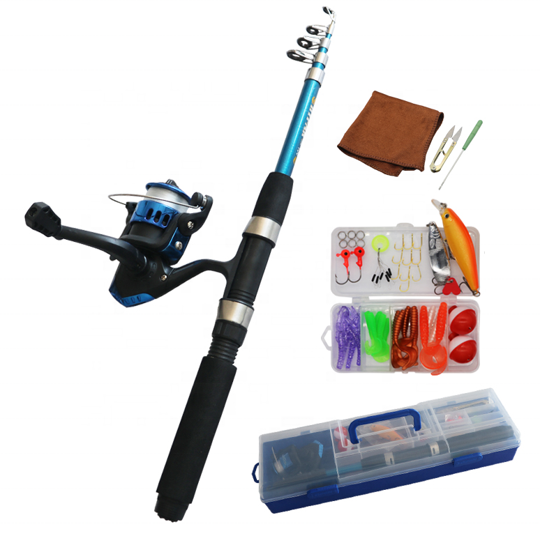 cheap fishing poles for sale Pole Combo, 6.9ft 2Pcs Telescopic Rods Set, Collapsible Carbon Fiber Fishing Rods, 2PCS Spinning Reel Set with Carrier Bag Freshwater Fishing Rod and Reel Combos Kits (2.1M/6.89FT) : Sports and single ball bearing drive for smooth action South Bend Worm Gear Medium