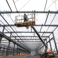 Almacén de Estructura de Acero Tipo C de Diseño Personalizado, Instalación Eficiente Pre-ingenierizada, Puertas Dobles Correderas/Enrollables, Galvanizado en Caliente