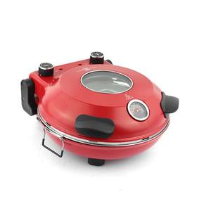 Multifunctionele mini 12 inch rode mechanische elektrische pizzaoven voor huishoudelijk gebruik - Product Image 1