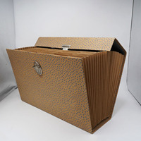 Porte-documents de bureau personnalisé à couverture rigide en plastique PP et cuir, formats A5 A6, pour rangement de documents scolaires, boîte décorative à motifs
