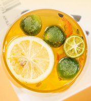 Fabrieksgroothandel Gefreeze-droogde Kumquat Citroen Passievrucht Afvalthee Koudgezetelde Thee Vitamine C Zakje OEM Beschikbaar