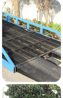 Pont d'embarquement mobile de 6 à 15 tonnes, plate-forme de chargement et de déchargement de voitures, rampe avec inclinaison réglable pour faciliter l'écoulement des conteneurs de fret