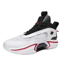Chaussures de basket-ball antidérapantes de haute qualité pour hommes femmes respirant haut à lacets conception absorbant les chocs tendance de la mode