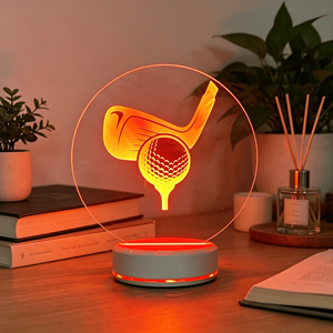 Lampe de table 3D LED USB pour billard, snooker et golf, veilleuse décorative intelligente, cadeau original pour intérieur - Product Image 5