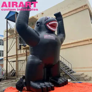 A2 Aangepaste Podiumvoorstelling Grappige Monsters Dieren Nieuw Design Speelgoed Gigantische Opblaasbare Gorilla