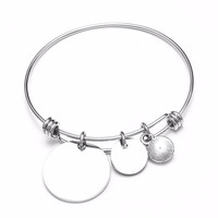 Best Friend regalo di compleanno Birthstone braccialetto di fascino per le donne braccialetto di amicizia in acciaio inossidabile con citazione sorella