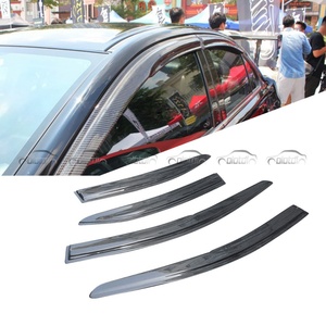 Carbon Fiber <b>Window</b> Visor Vent Sun <b>Shade</b> Rain Guard for LANCER EX EVO10 <b>WINDOWS</b> VISOR Car Styling - Product Image 2