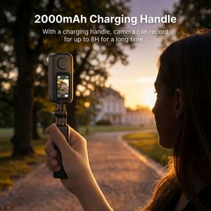 Mini caméra sportive 4K <span class=keywords><strong>A75</strong></span> à écran tactile, fixation magnétique mains libres, prise de vue en vue première, WiFi, caméra embarquée compacte pour la conduite - Product Image 2