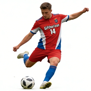 Ensemble de maillots de football personnalisés 100% polyester, séchage rapide, respirant, col rond, vente en gros pour adultes F00 - Product Image 6