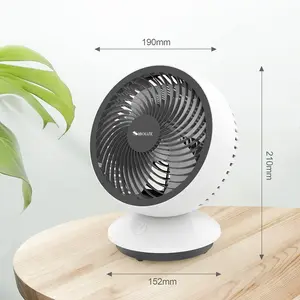 Nuevo estilo hogar DC 5V USB scilating ventilador recargable para el hogar