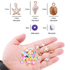 Perles en argile multicolores plates et rondes, perles d'espacement en polymère, perles en céramique souple, kit de fabrication de bijoux DIY pour enfants - Vente chaude - Product Image 6