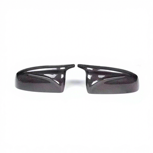 Cubiertas de Espejos de Fibra de Carbono, Nuevas Cubiertas de Parachoques Delanteros, Reemplazo Elegante y Protector para <span class=keywords><strong>BMW</strong></span> X3 <span class=keywords><strong>X4</strong></span> X5 X6 X7 X7 M Style - Product Image 1