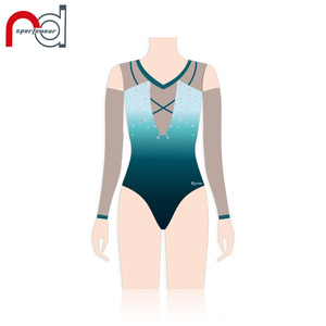 <span class=keywords><strong>Justaucorps</strong></span> de gymnastique pour filles sur mesure à double doublure en spandex, magnifiques <span class=keywords><strong>justaucorps</strong></span> de gymnastique en gros - Product Image 2