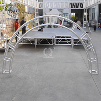 Estructura de Exhibición Portátil de Doble Capa de Aluminio y Acero F34, Soporte de Publicidad con Tubo Principal de Esquina de 90 Grados de 50*3 mm