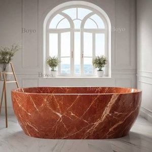 Bañera <span class=keywords><strong>de</strong></span> Mármol Rojo <span class=keywords><strong>Alicante</strong></span> para Diseño Interior <span class=keywords><strong>de</strong></span> Baños, Bañera <span class=keywords><strong>de</strong></span> Piedra Tallada, Bañera <span class=keywords><strong>de</strong></span> Mármol Natural - Product Image 3