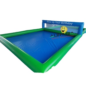 Terrain De Volley Gonflable Aquatique SUPER VOLLEY 30 – Trampoline D'Eau Pour Bateau/Yacht